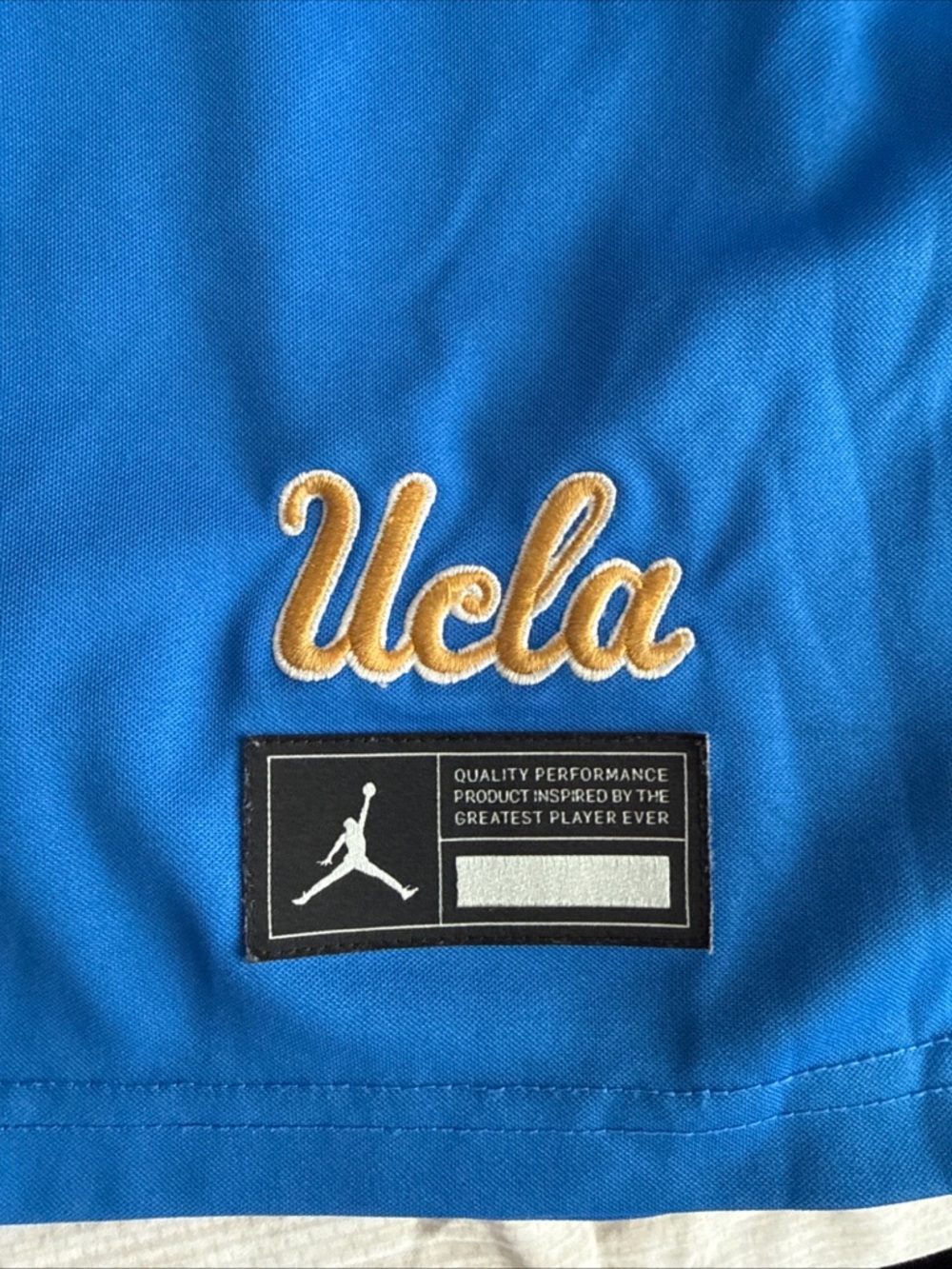 Men's Jordan Troy Aikman #8 UCLA Bruins NCAA Game Jersey Sz XL - Blue RARE - Picture 3 of 6
